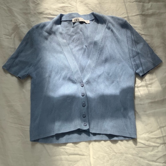 Zara Button Down Top - Picture 1 of 4